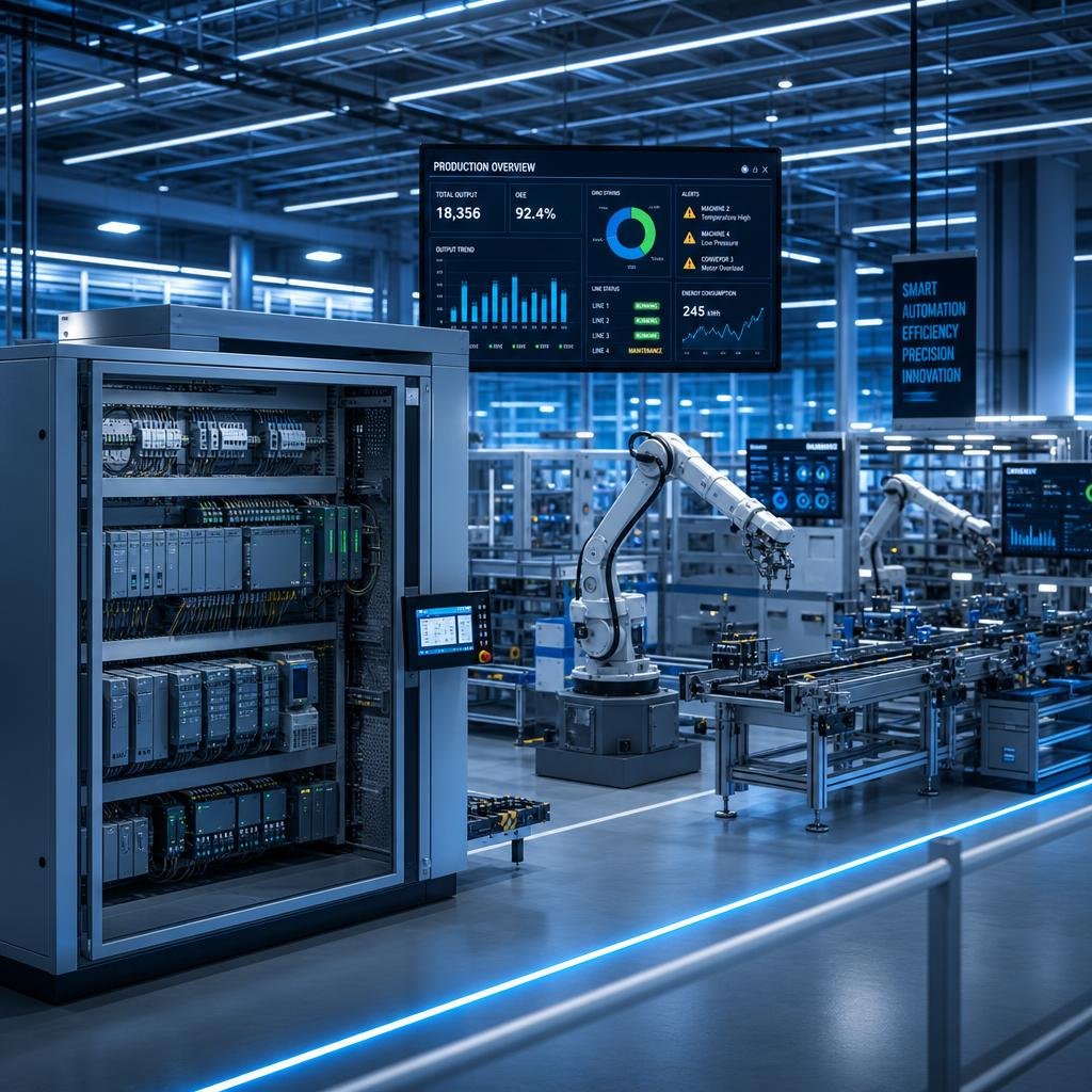 Industrial automation factory floor